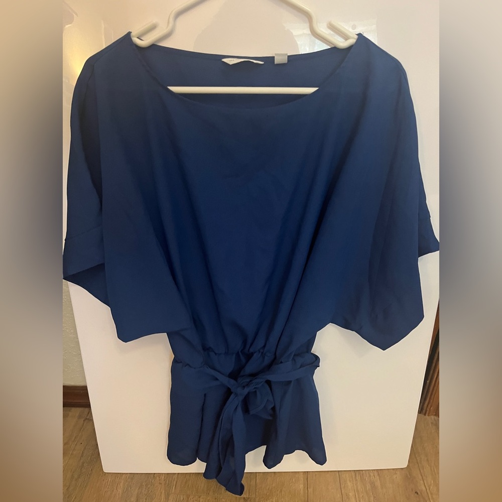 New York & Company Blue Blouse